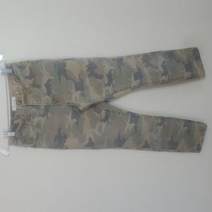 Madewell The High-Rise Slim Boyjean in Cottontail Camo Size 26